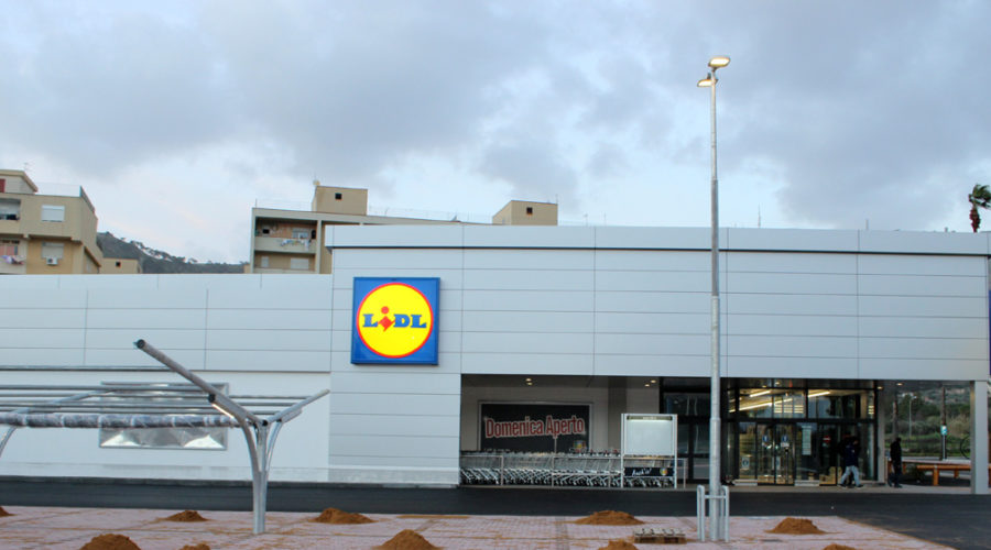 Cantiere Lidl Trapani - Filp Pubblicità